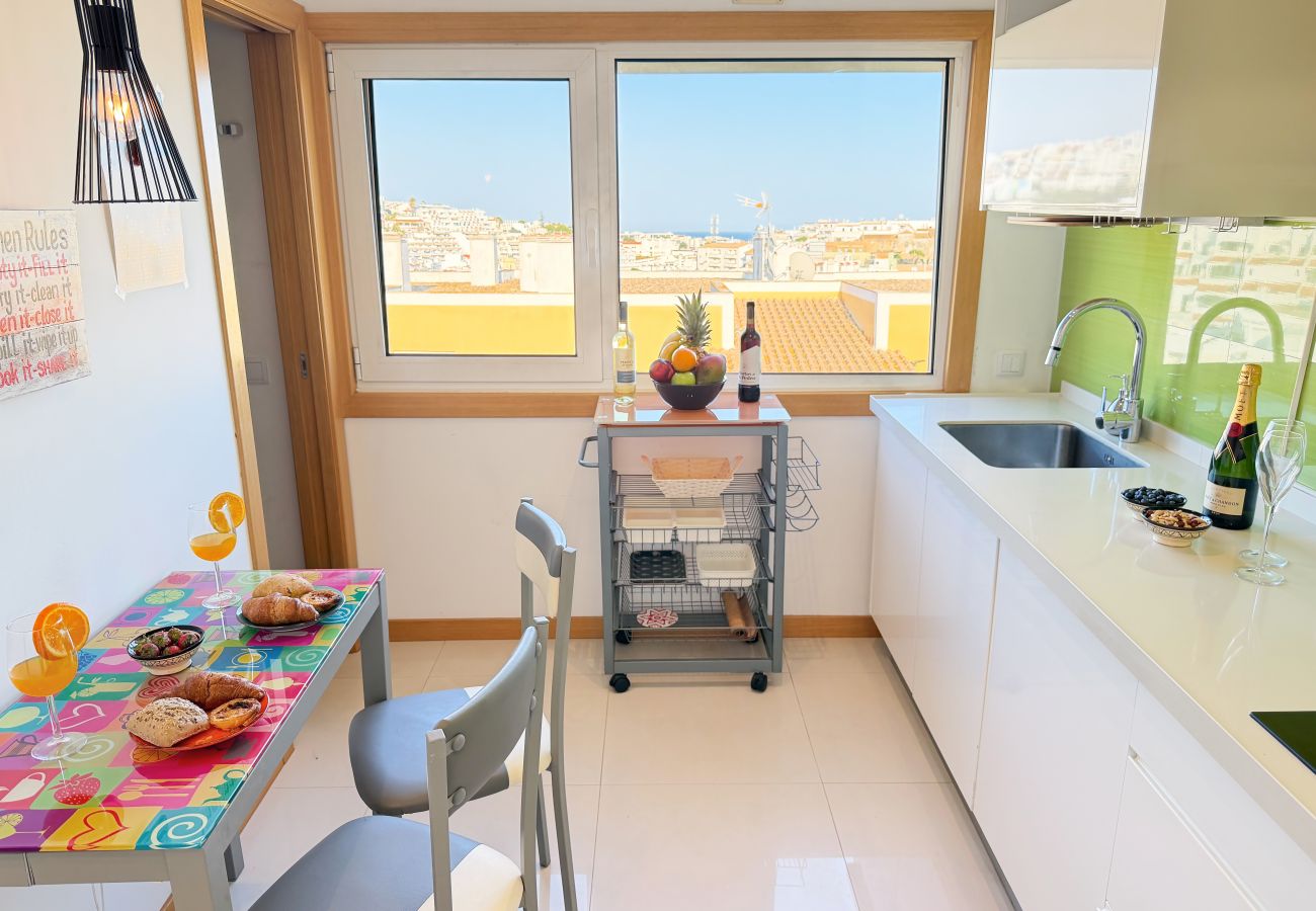 Apartment in Albufeira - Garden Hill Haven – Old Town Albufeira Retreat with Sea Views & Free Parking